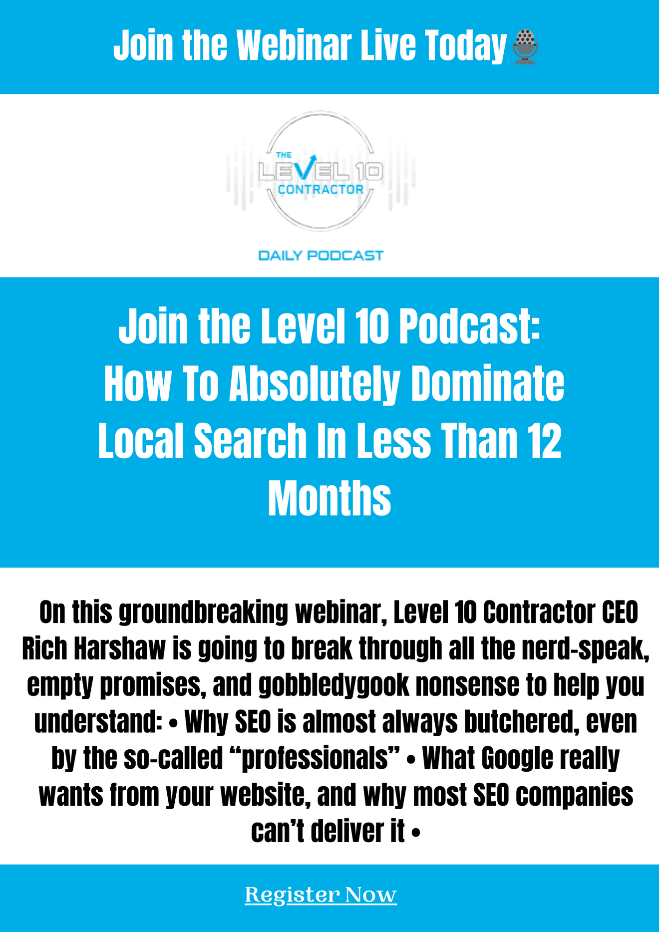Join the Webinar